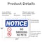 Signmission No Smoking No Pets OSHA Notice Sign, Plastic, 24in W x 18in L, 2PK OS-2PACK-NS-P-1824-L-14806 - alternate 5